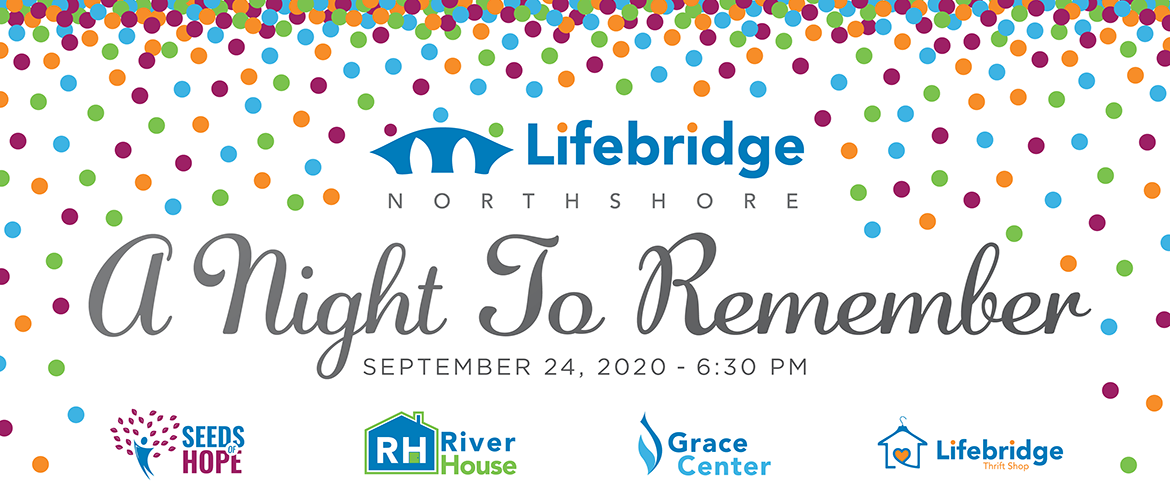 Flyer for "Lifebridge North Shore A Night To Remember"