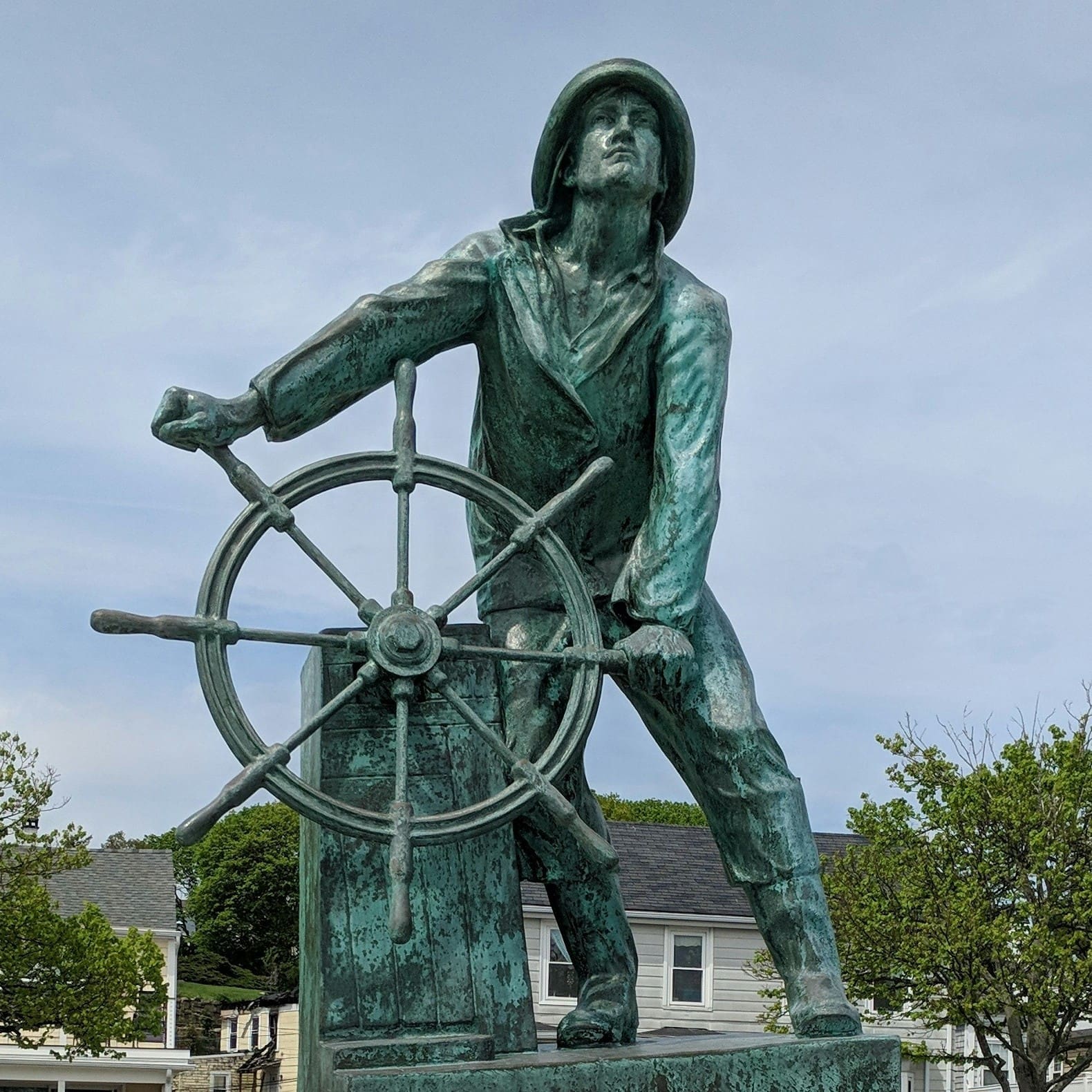 Fisherman statue