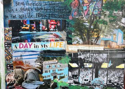 a collage by a Lifebridge client