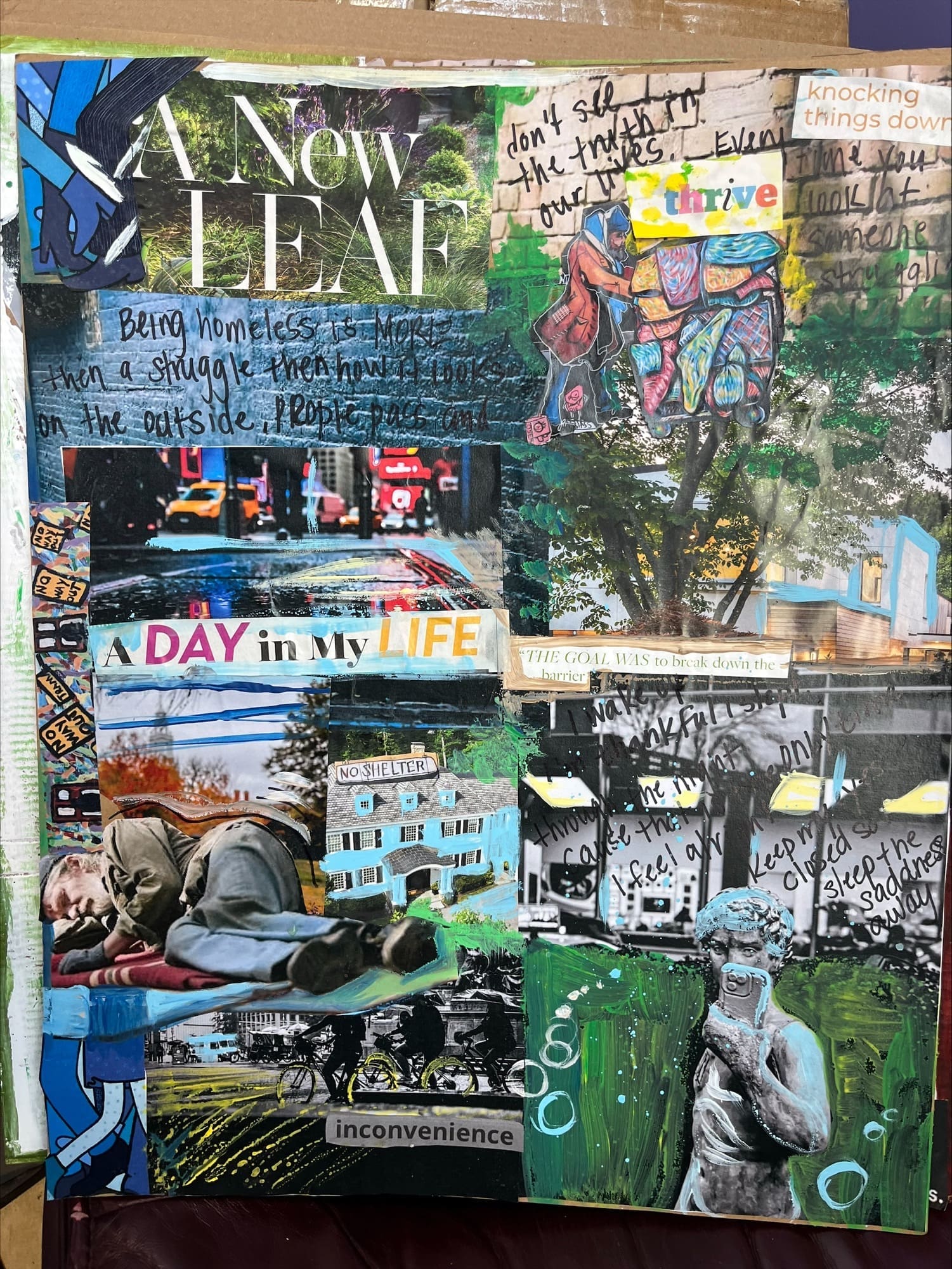 a collage by a Lifebridge client